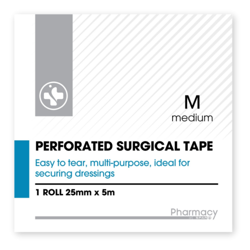 SPAR SURG PERF TAPE CL 25MMx5M (M)(RF)